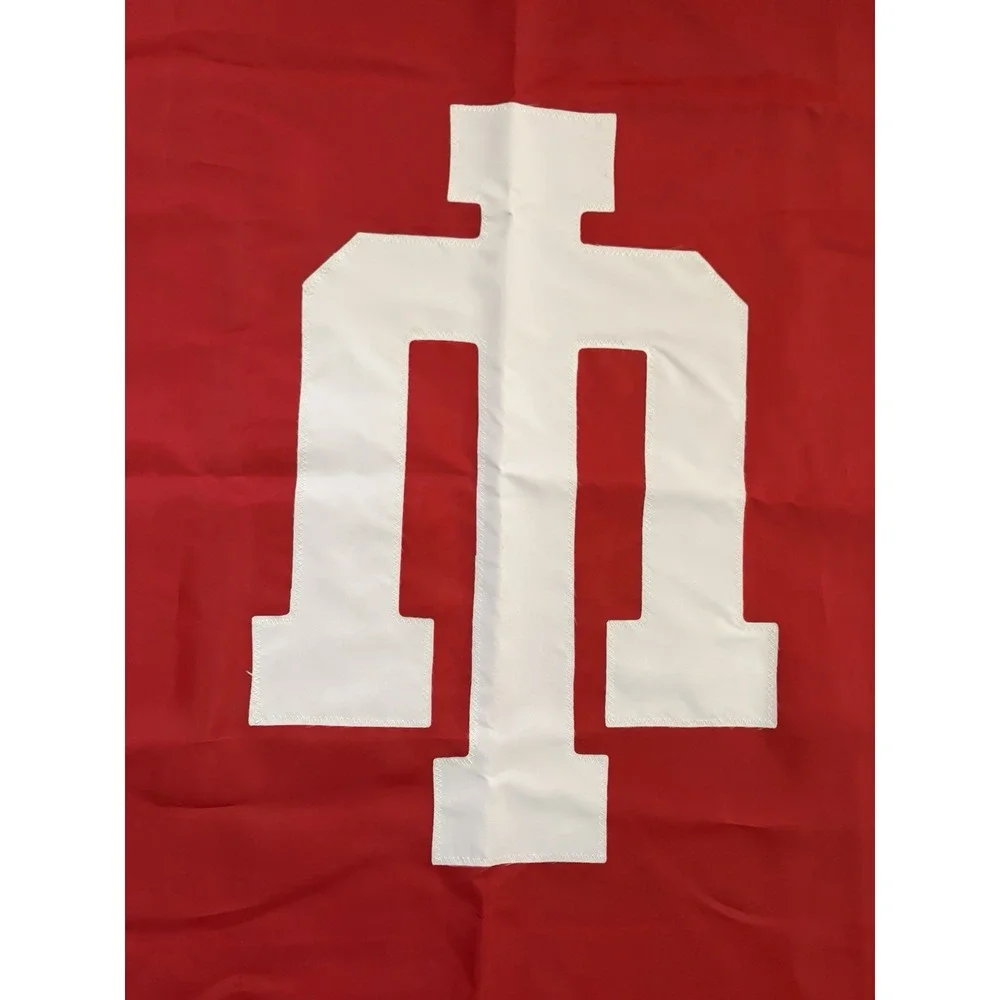 Indiana Hoosiers Football Flag Red White 42